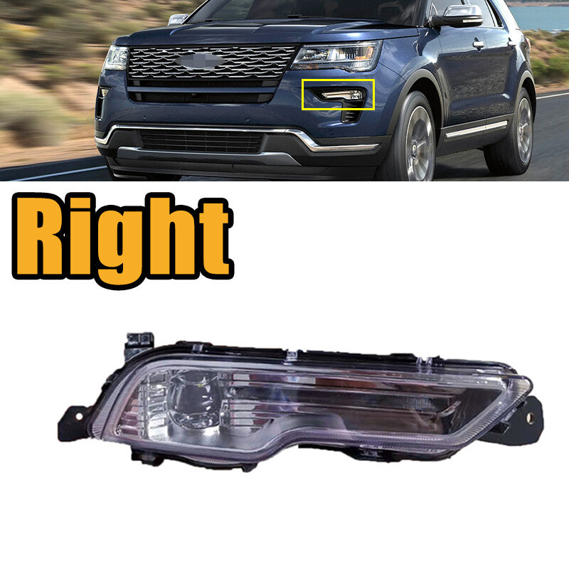 Right front LED fog light daytime running light (DRL) for Ford Explorer 2018 2019