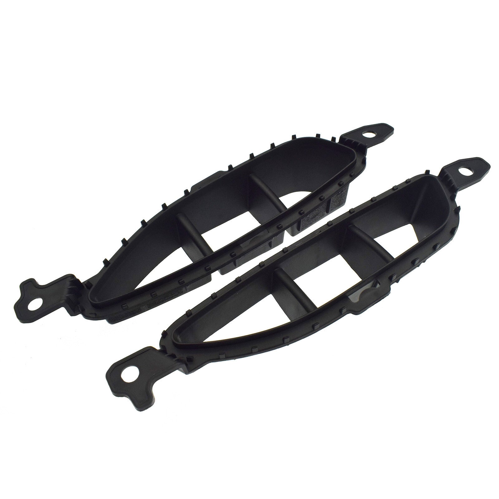 A pair of left and right side duct air curtain bumper trims for the for Kia Forte5 2017-2018.
