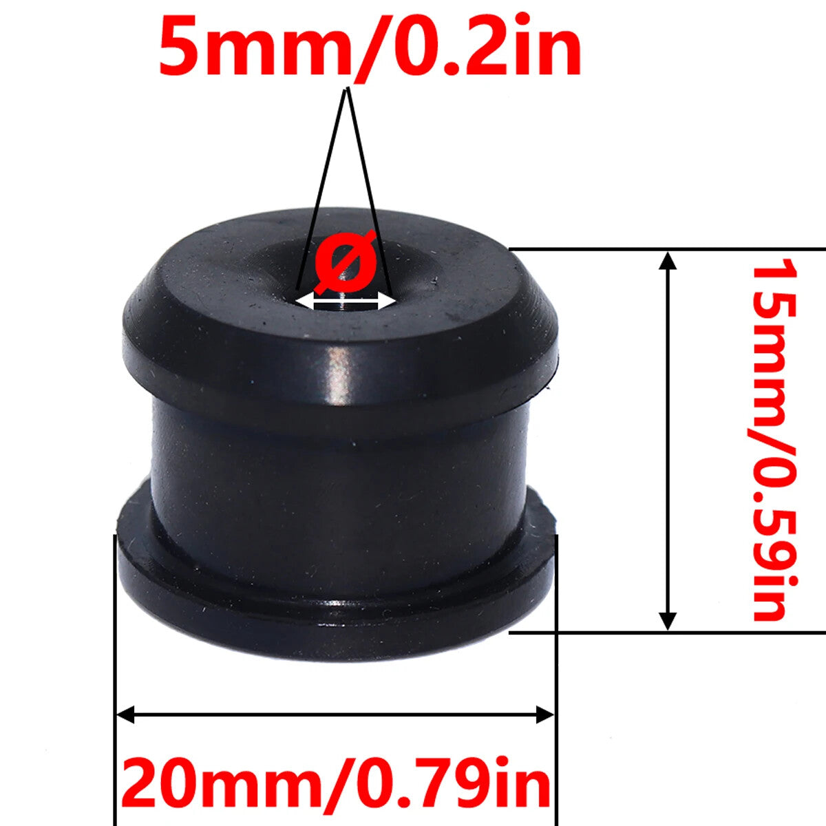 2PC Gas Pedal Bushing Rubber Sleeve Grommet for VW for Golf for Passat for Jetta MT Mounting