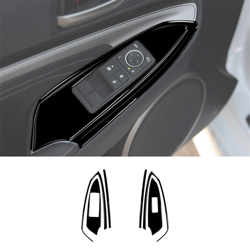Gloss Black Door Window Control Cover Trim for Lexus RC300 350 200T 2015-2020