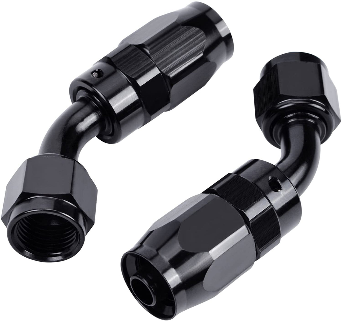 6AN AN6 33ft Steel Nylon Braided Oil and Gas Fuel Line Hose End Fitting Adapter Kit