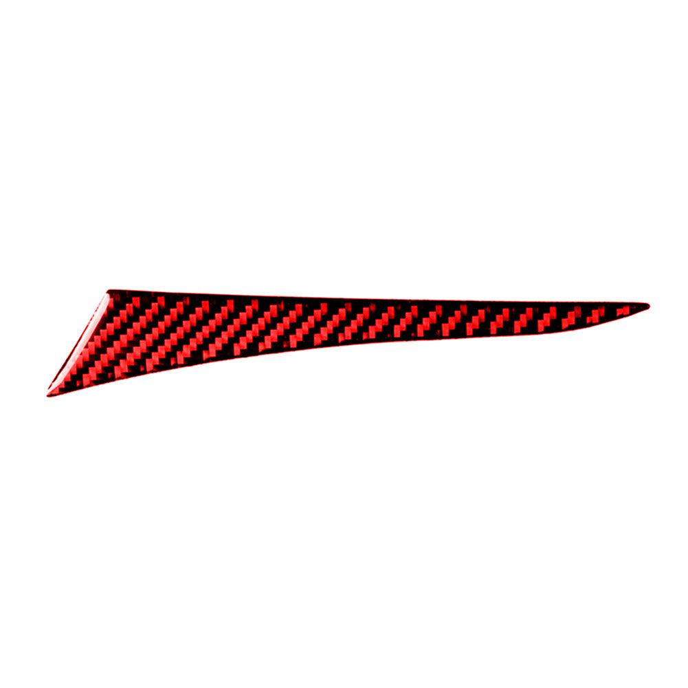 Red Carbon Fiber Dashboard Cover Trim Fit for Infiniti Q50 Q60 2014-19