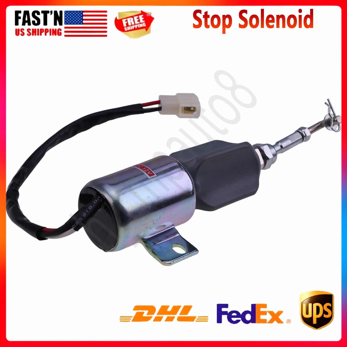 Stop Solenoid 1700-1512 1751ES-12E6ULB1S5 For Perkins 404 Woodward 1700 Series