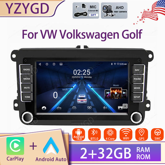 7 Android Apple Carplay for VW for Volkswagen for Golf Car Stereo Radio GPS Navi Screen