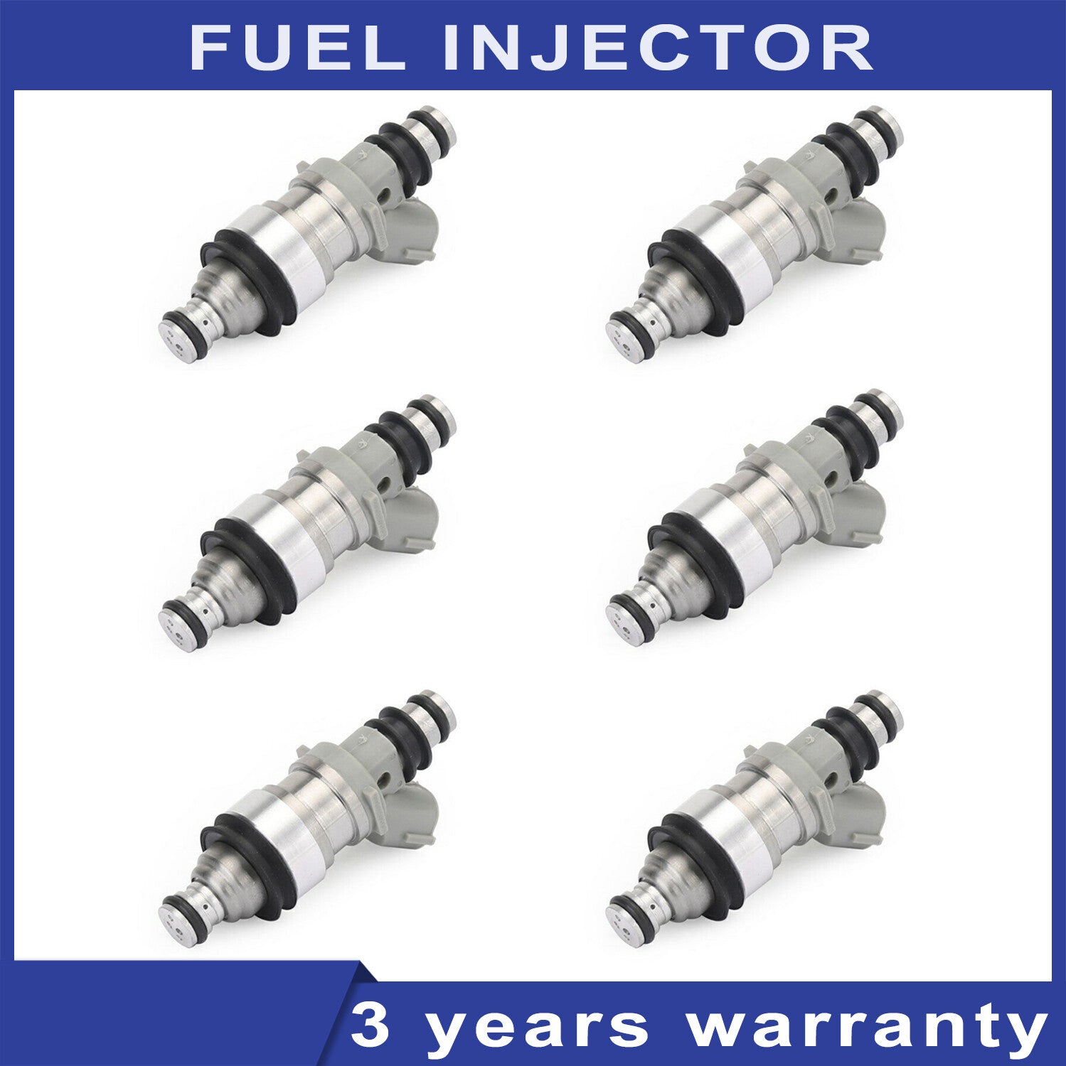 6-piece set of new fuel connectors 23250-62030 23209-62030, suitable for Toyota 4Runner 3.4L, 1997-98