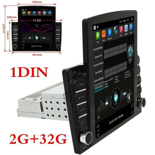 10.1 Inch Multimedia MP5 Player 1DIN Android 8.1 GPS Quad Core Car Stereo Radio
