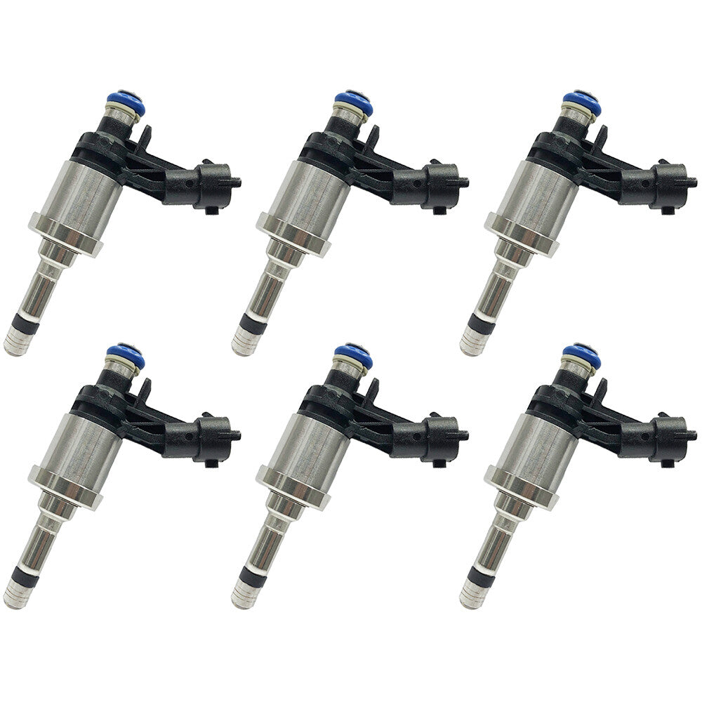 6-pack of new fuel injectors 12638530 for CAMARO TRAVERSE for GMC ACADIA CTS STS 3.6L V6
