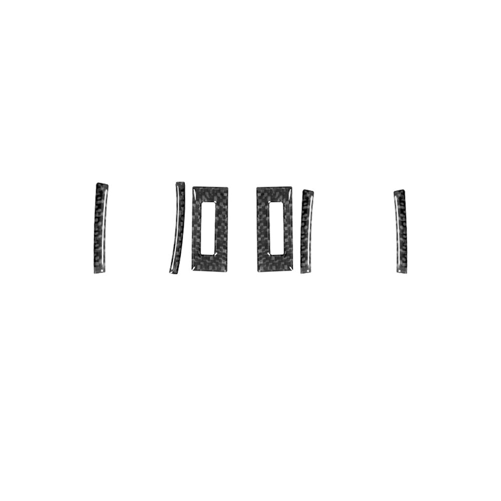 6X Carbon Fiber Air Vent Outlet Cover Trim for Lexus RC300 350 200T 2015-2020