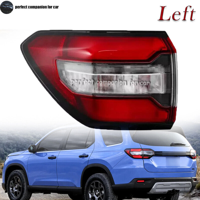 The left outer LED taillight and rear brake light are applicable to the for Honda Pilot 2023 and 2024 models.