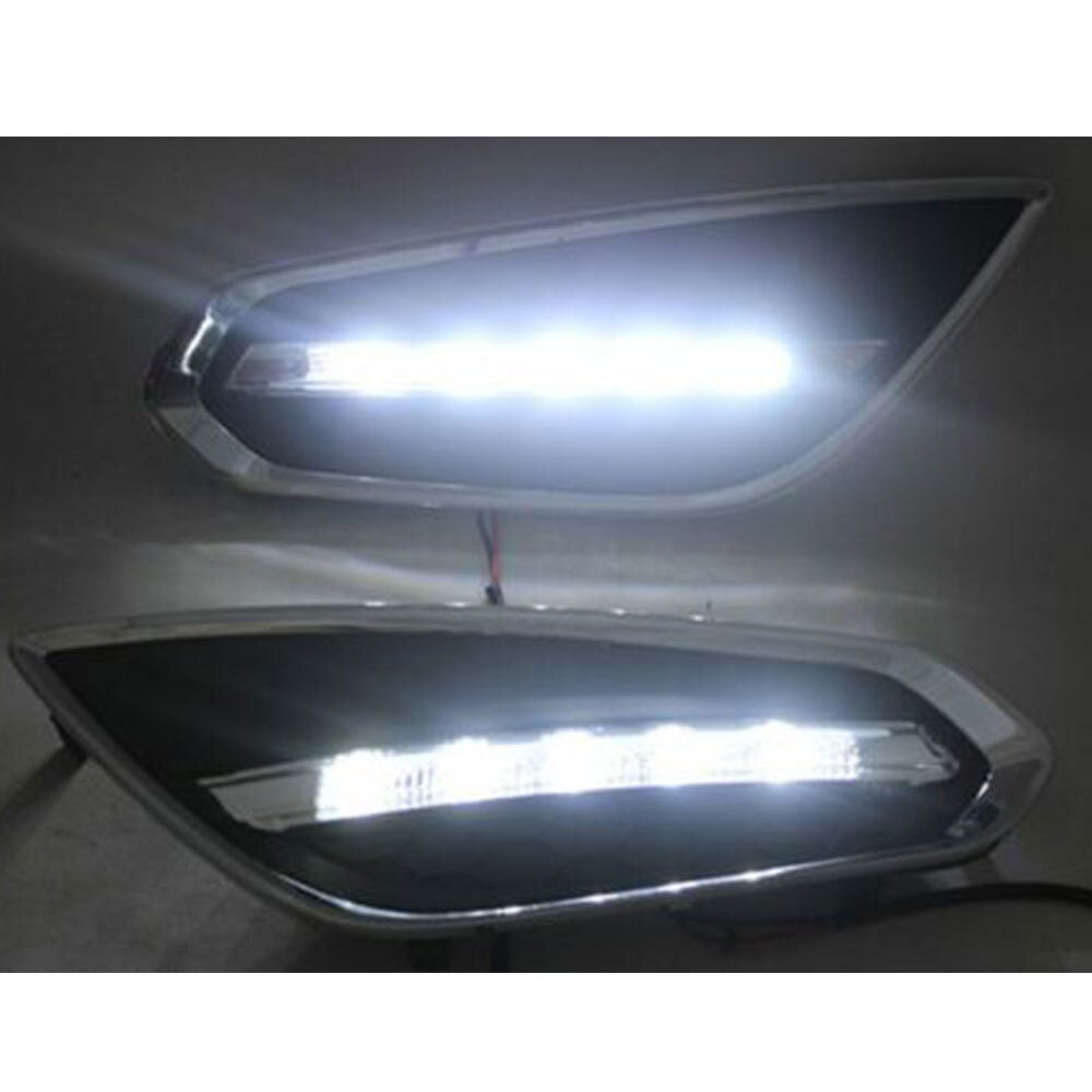 Pair Left+Right for Volvo S60 T5 09-13 Fog Lamp Front Daytime Running Lights New