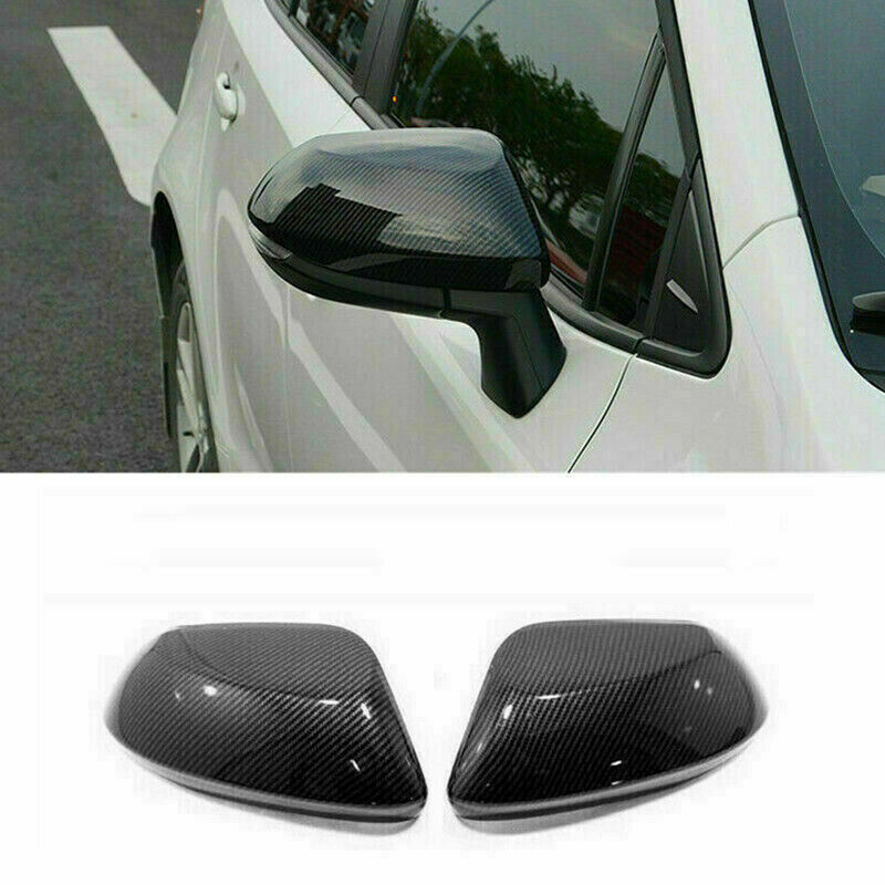 for Toyota for Corolla 2019-2022 Carbon Fiber Look Side Rearview Mirror Cover Trim