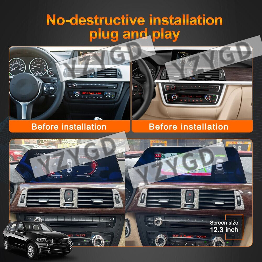 for BMW 3/4 series 2013-2016 Android Car Stereo Radio 2Din GPS Navigation 256GB