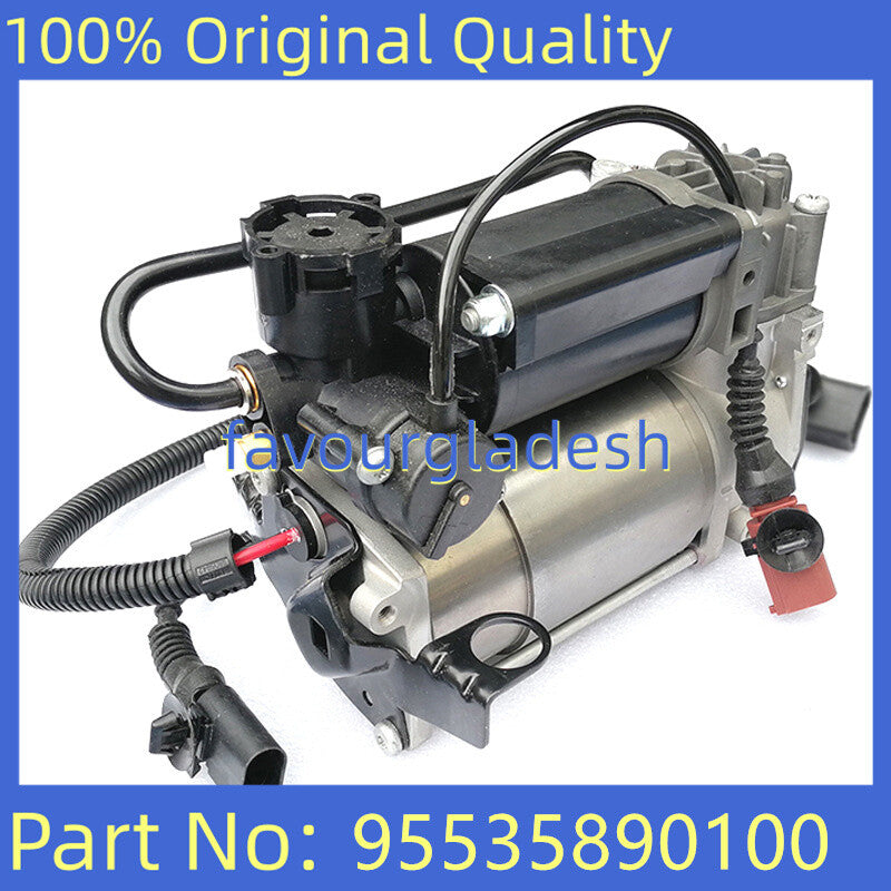 Air Suspension Compressor Pump w/bracket for VW Touareg for Porsche for Cayenne 03-10