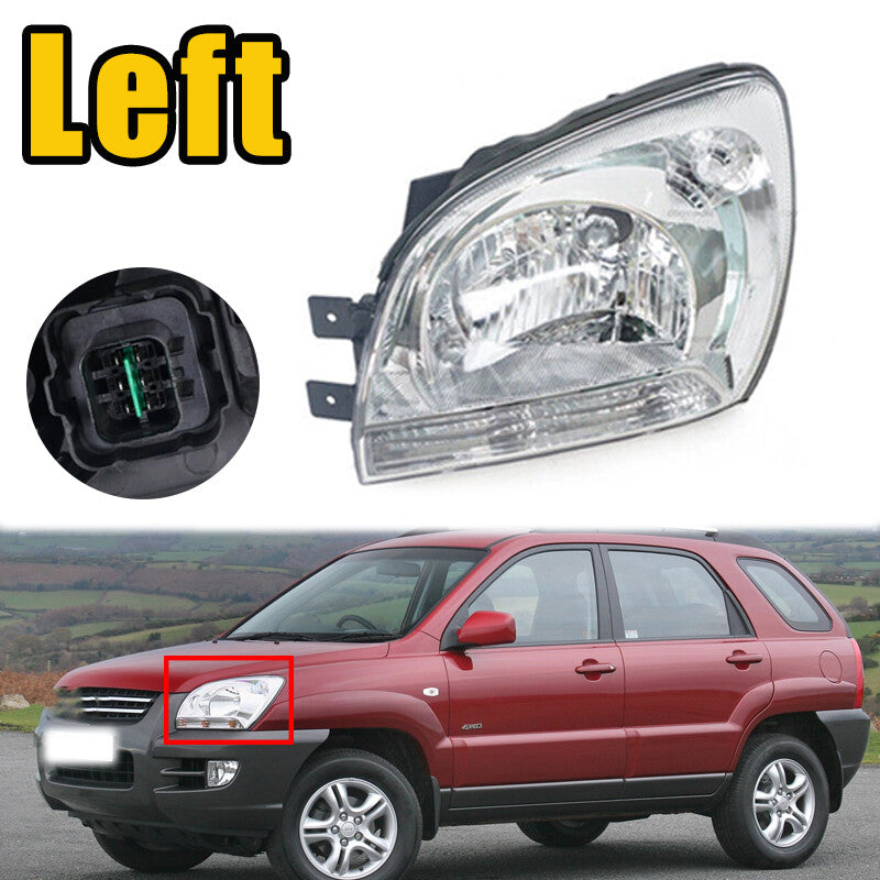 1Pcs for Kia Sportage 2005-2008 Left Headlights Running Lights Headlights