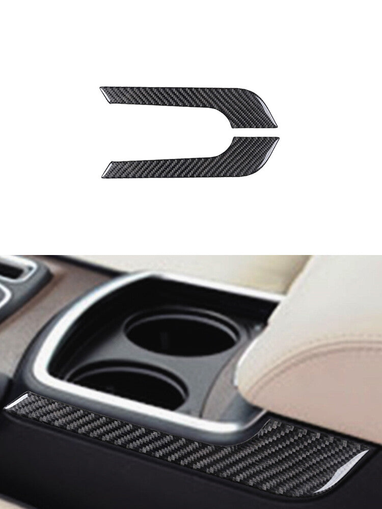 Central Armrest Panel Trim Cover Carbon Fiber Cover for Chrysler 300 2015-2017