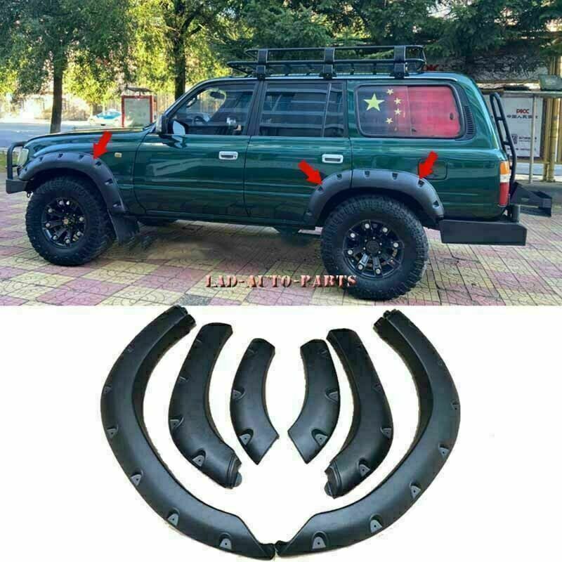 for Toyota for Land Cruiser LC/FJ80 1991-97 Fender Flares Wheel Arches Wide Body Set