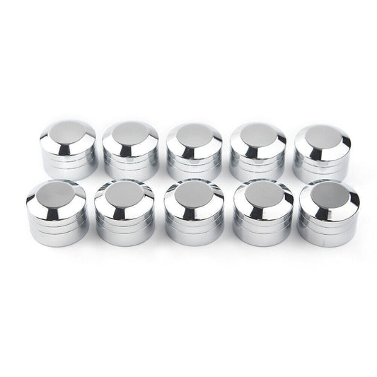 CNC Chrome Inner 9mm Schrauben Motor Bolt Topper Cap Cover Fit for Harley