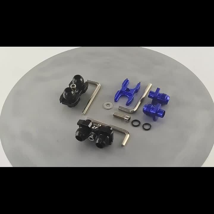 AN10 Oil Cooler Adapter Fitting for BMW E36 E46 E82 E9X 135/335 E46 M3 E90 Blue