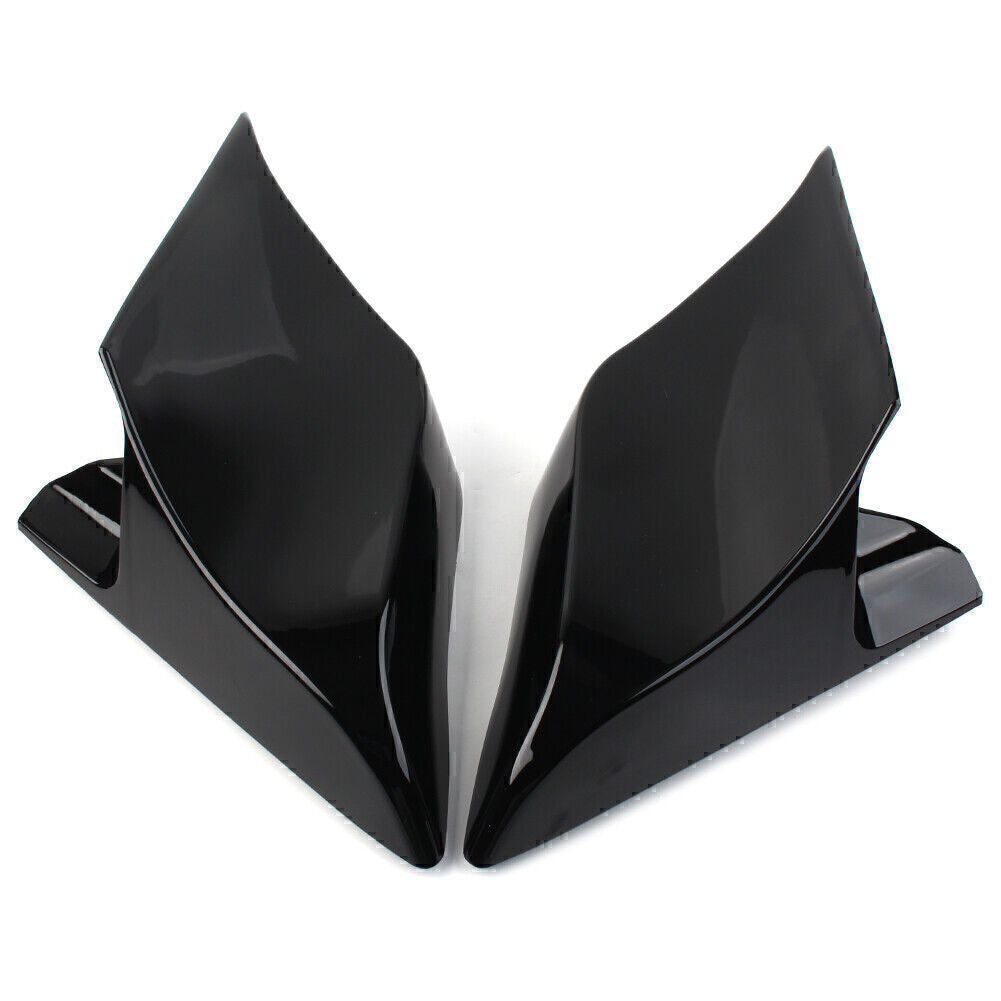 Stretched Side Cover Panel Black for Harley Touring Road Street Glide 14-21 Pair