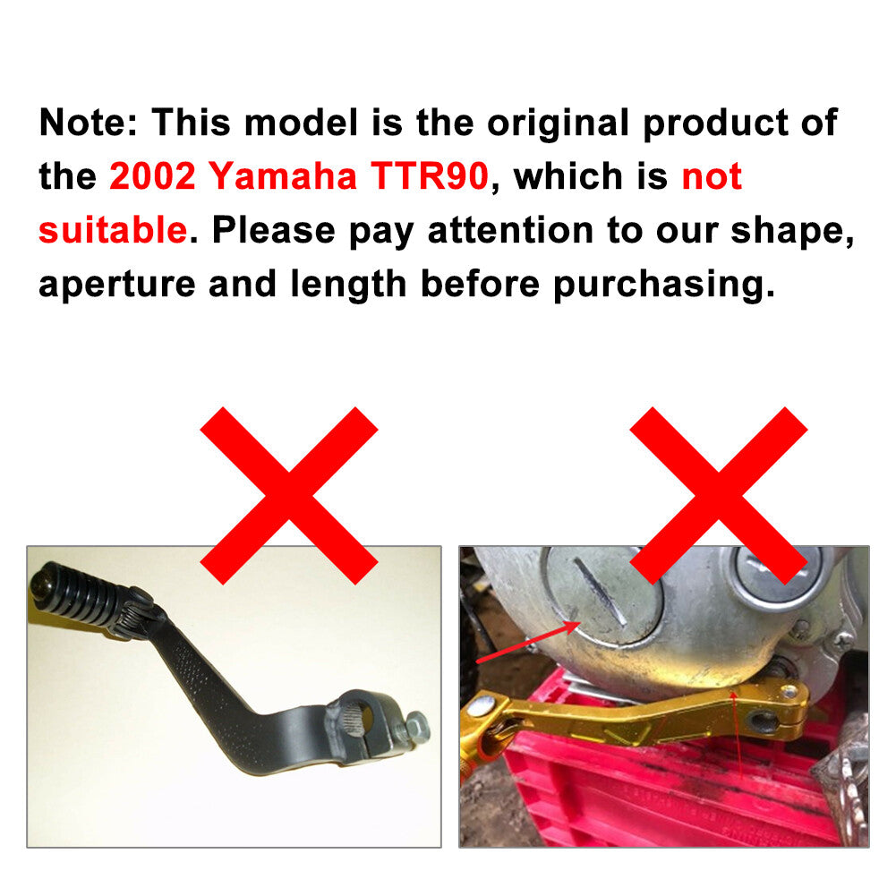 Gear Shifter Shift Lever Red Fit for Honda XR CRF50 70 Dirt Bike SSR TAOTAO SSR