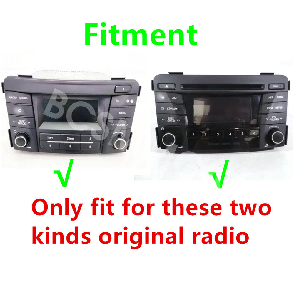 For CarPlay 9.7in Car Stereo Radio Touch Screen Fit for Hyundai I40 2010-2021