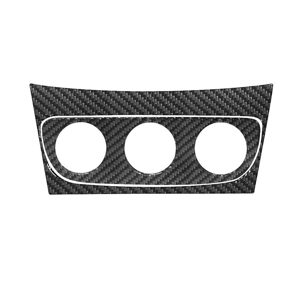 2Pcs Carbon Fiber Climate Control Frame Cover Trim for Chrysler 200 2011-2014