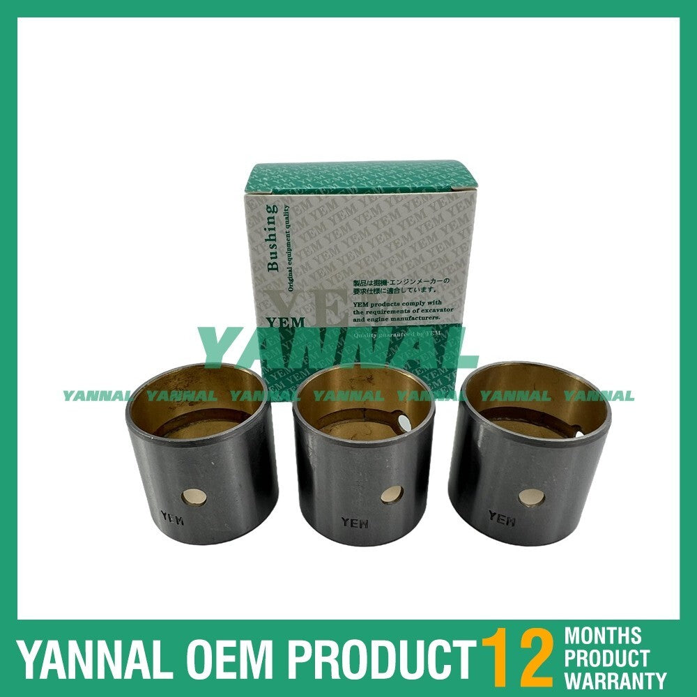 3 new 3KC1 Connecting Rod Bushings 21mm for Isuzu MB 148 Excavators
