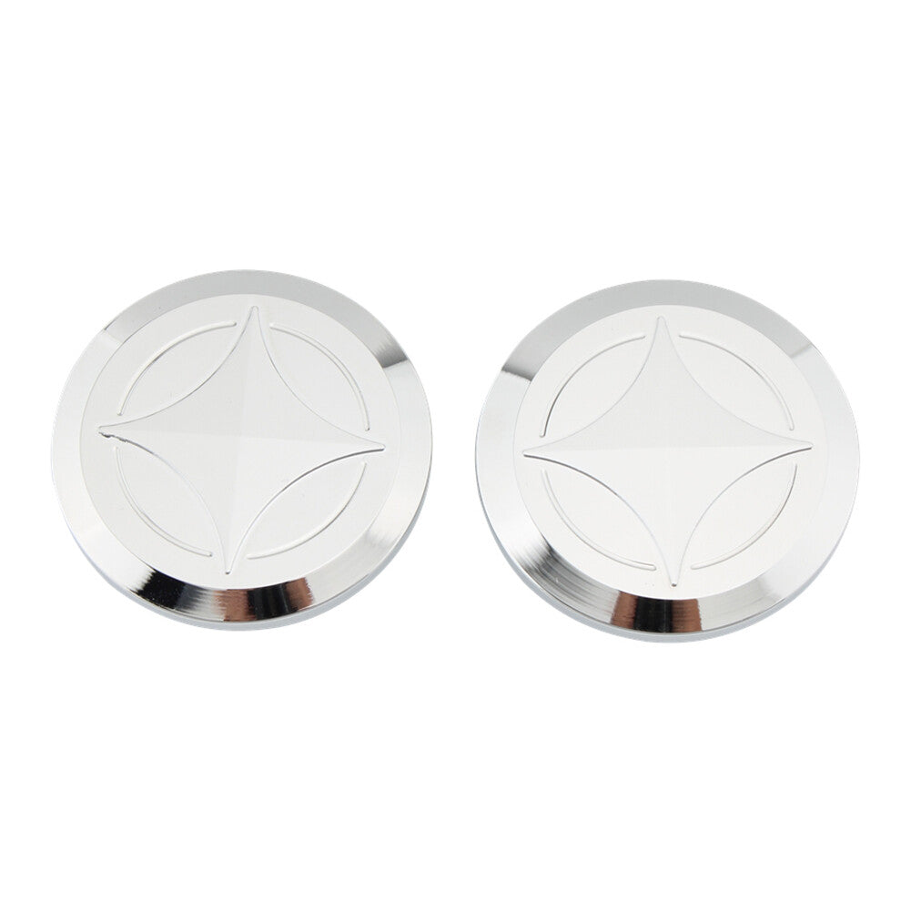 Aluminum Frame Hole Plug Cap Cover for Honda GB350 NC59 CB350 2021-22 Silver