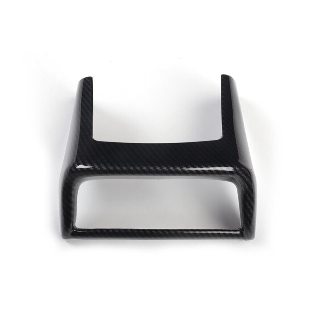Inner Rear Air Outlet Vent Frame Trim for Lexus for ES 2018-2021 Black Carbon Fiber