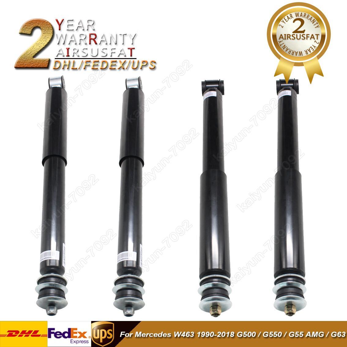 4x Front Rear Shock Absorbers w/o ADS for Mercedes W463 G-Class G500 G550 G63