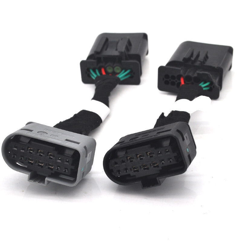 2x Retrofit facelift LCI Led Head light cable wire adaptor for Mercedes CLA W118