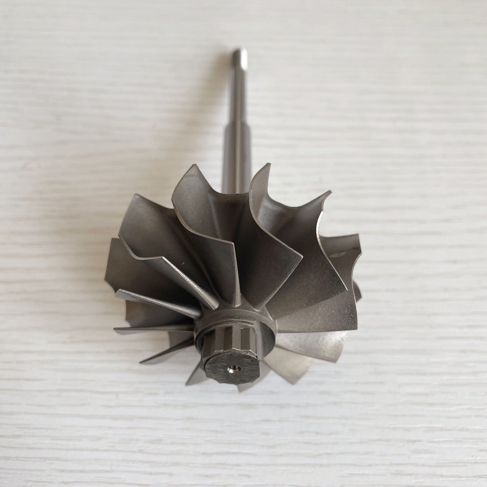 TE06H 58.5X67.2 mm 12-blade turbine wheel/turbine shaft and wheel for turbochargers