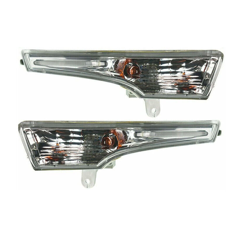 1 Pair Plastic Lens Turn Signal Indicator light for Nissan Altima 2013-2016