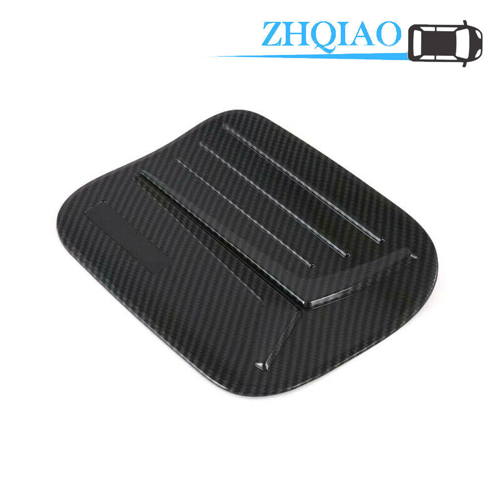 Carbon Fiber Look Oil Fuel Tank Cap Cover Fit for Toyota Prius 2016-2020