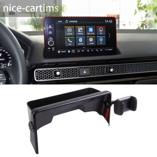 GPS Navigation Storage Box W/Cell Phone Holder for Honda for Civic 11th 2022+ A-type