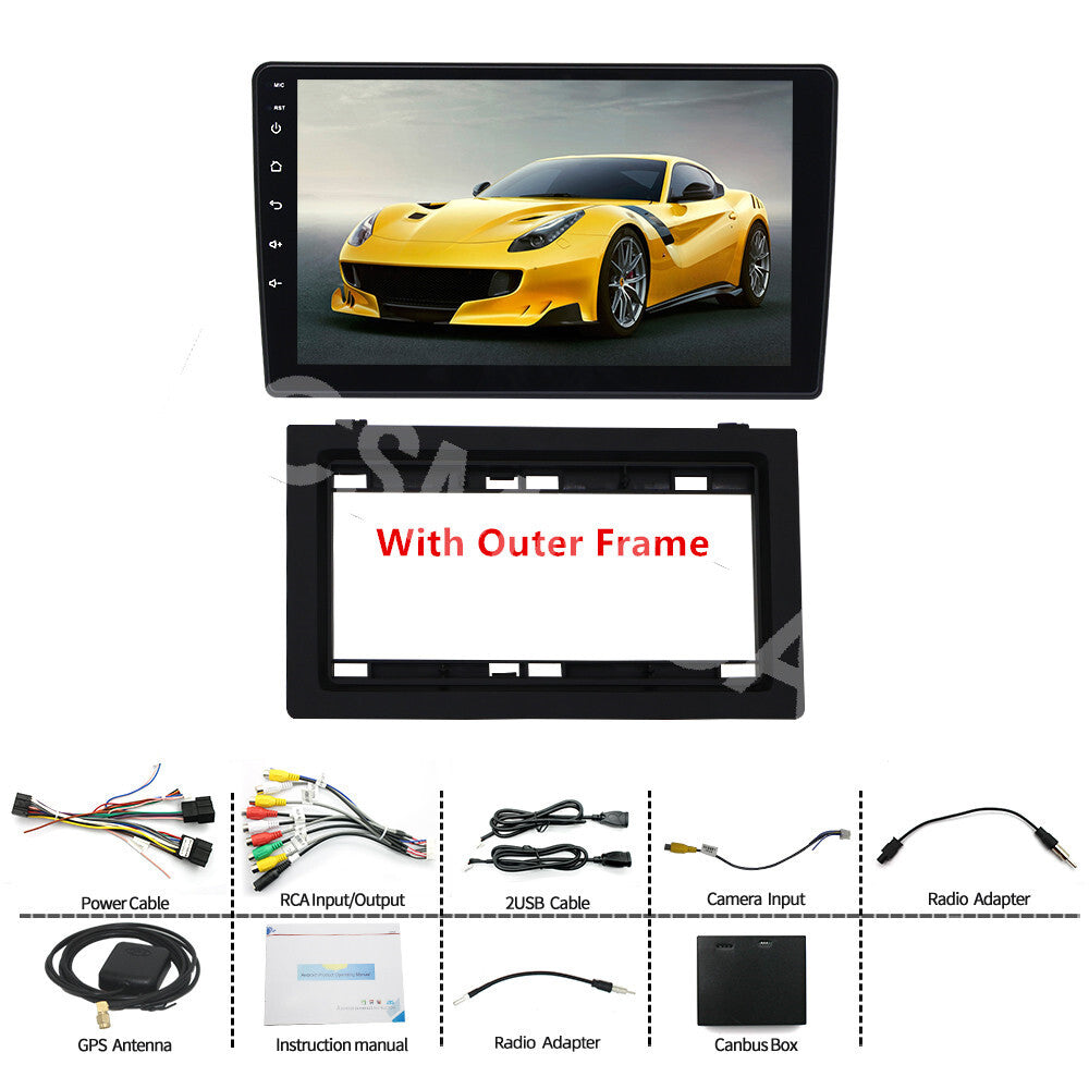 Android 13 Car GPS Stereo Radio 2+32G For CarPlay Fit for SAAB 9-3 93 2007-2011