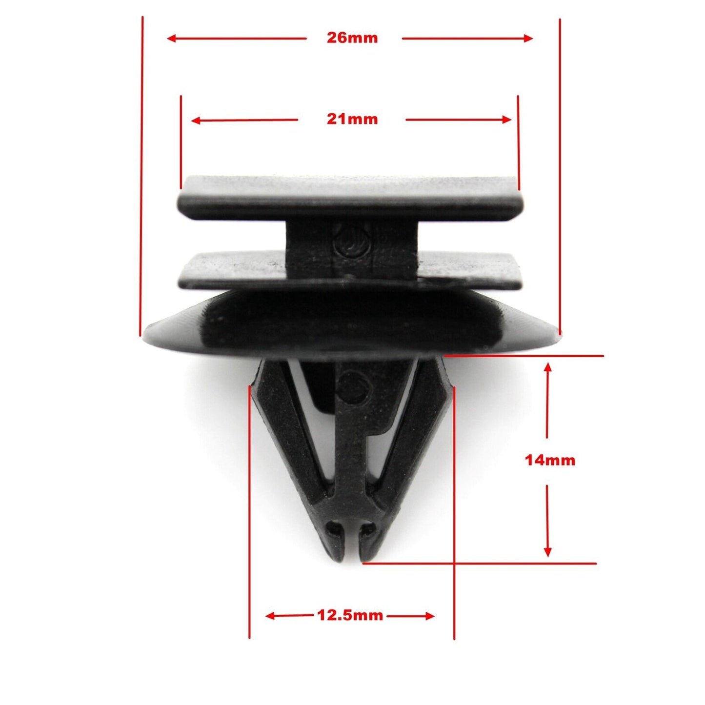 20 Pcs Black Nylon Exterior Rocker Molding Clip For GM 92138808