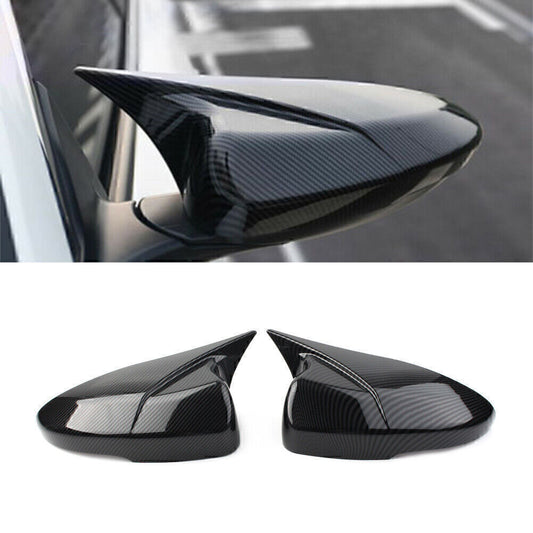 Carbon Fiber Look Rear View Mirror Cover Trim Fit for Honda Accord 2018-2021 19 Pair