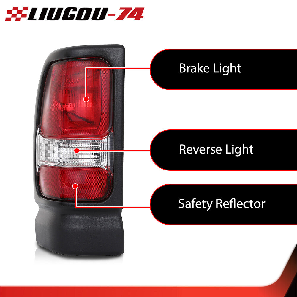 Suitable for 94-02 for Dodge for Ram 1500 2500 3500 Taillights (Dual Set, Left and Right)