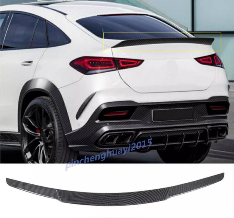 Suitable for Mercedes-Benz 2020 - 2022 GLE53 GLE63 Coupe. Dry carbon rear tailgate boiler lip.