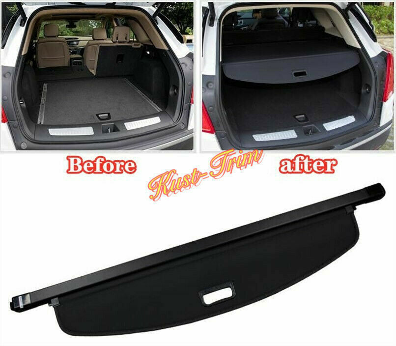 for Cadillac XT5 2016-2023 Retractable Trunk Luggage Shade Shield Cargo Cover1
