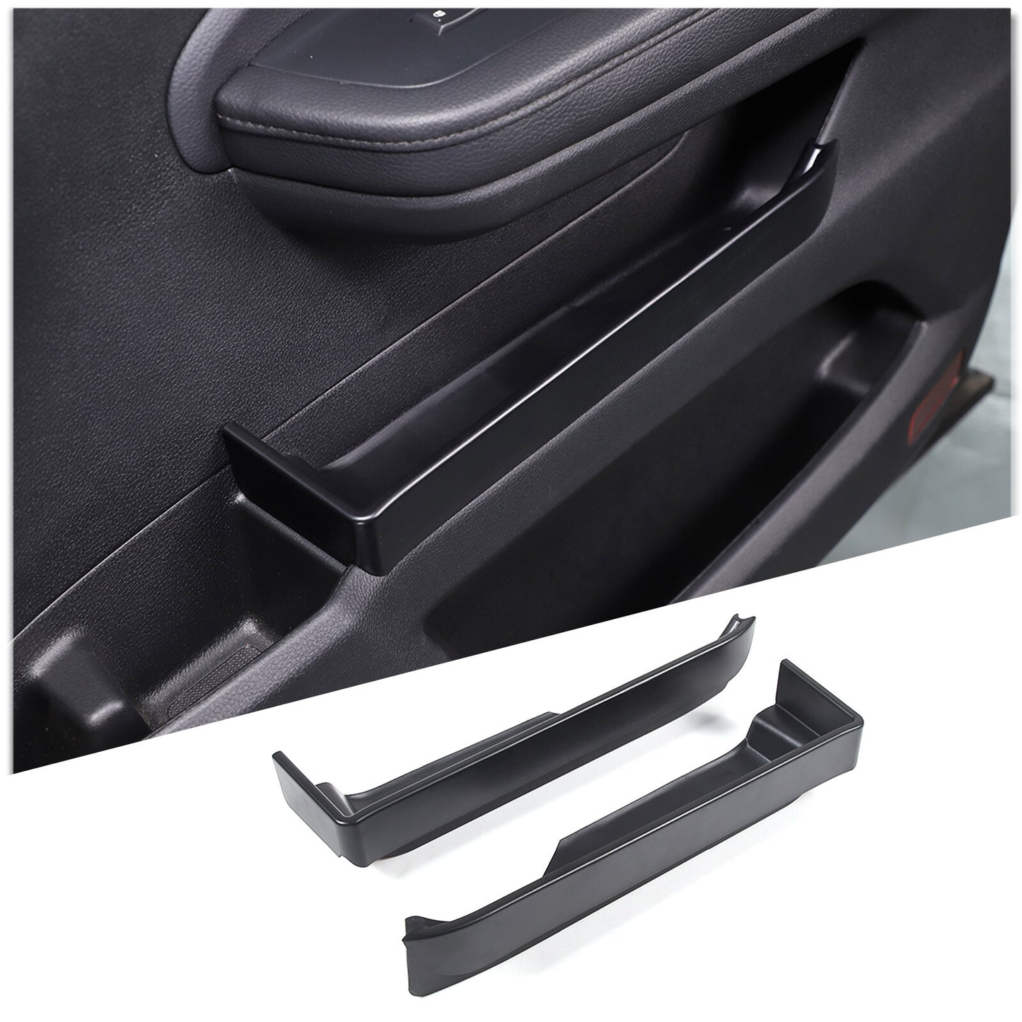 Carbon fiber central control cup holder bottom groove pad suitable for Toyota Tacoma 06-15