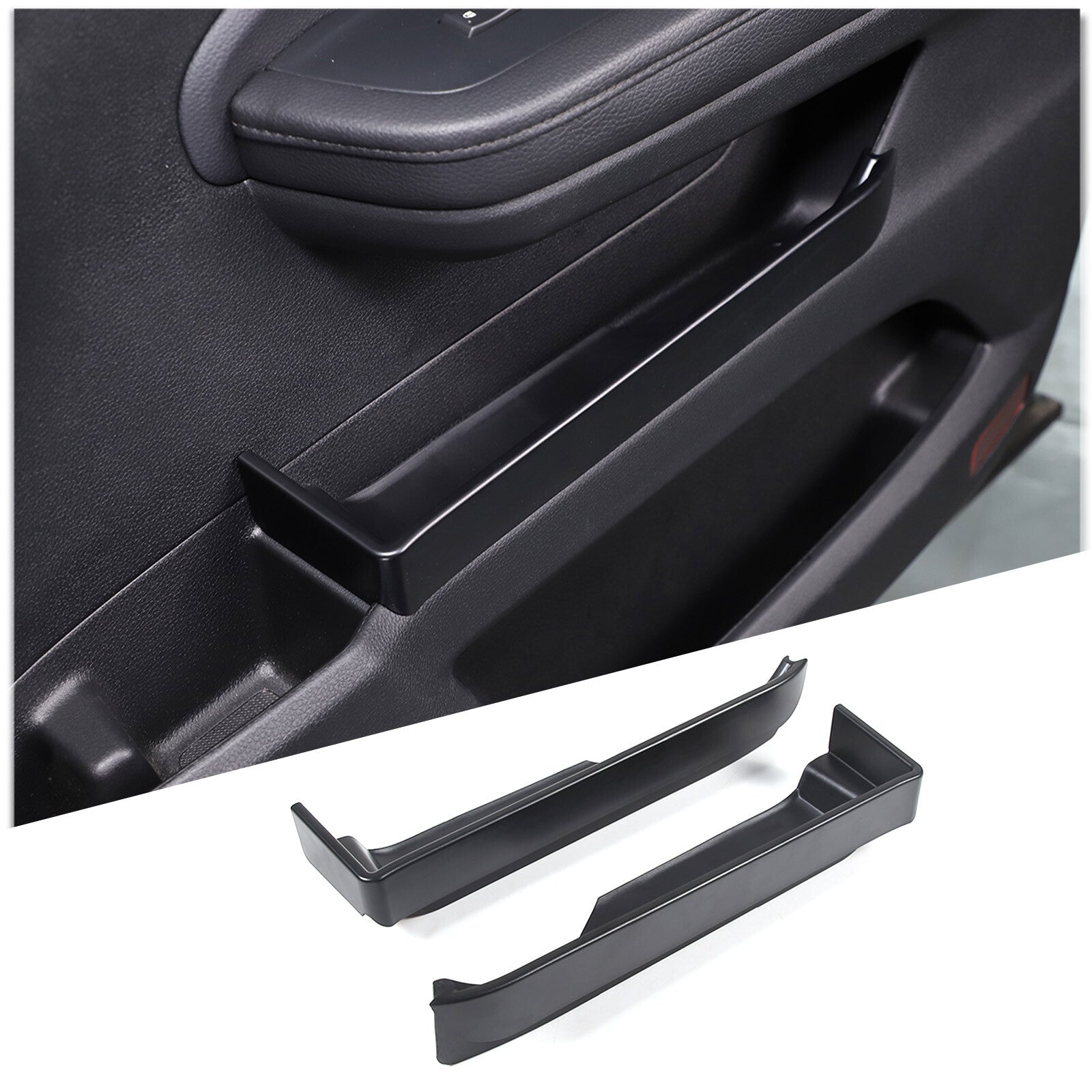 Carbon fiber central control cup holder bottom groove pad suitable for Toyota Tacoma 06-15
