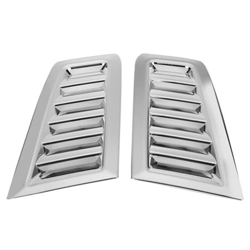 Car Chrome Modification Bonnet Air Vents Engine Hood Vent Refitting Hood Cover
