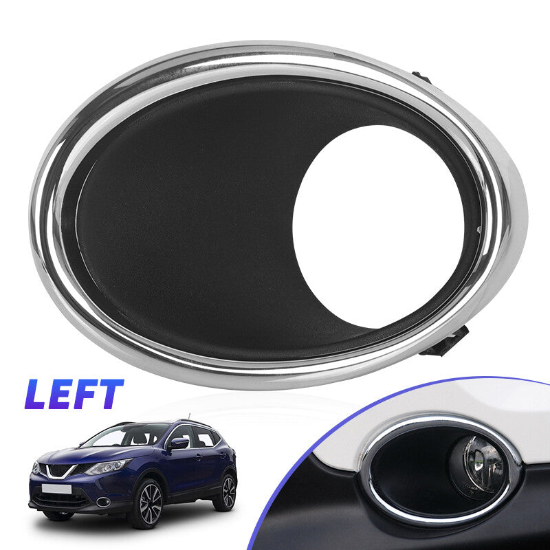 Left Side Front Fog Light Lamp Cover Trim Bezel for Nissan Qashqai J11 2014-2017
