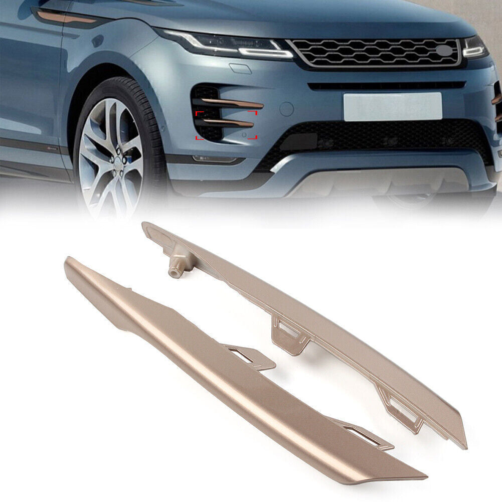 Pair Lower Fog Light Lamp Strip Trim for Land Rover for Range Rover Evoque 2020-2022