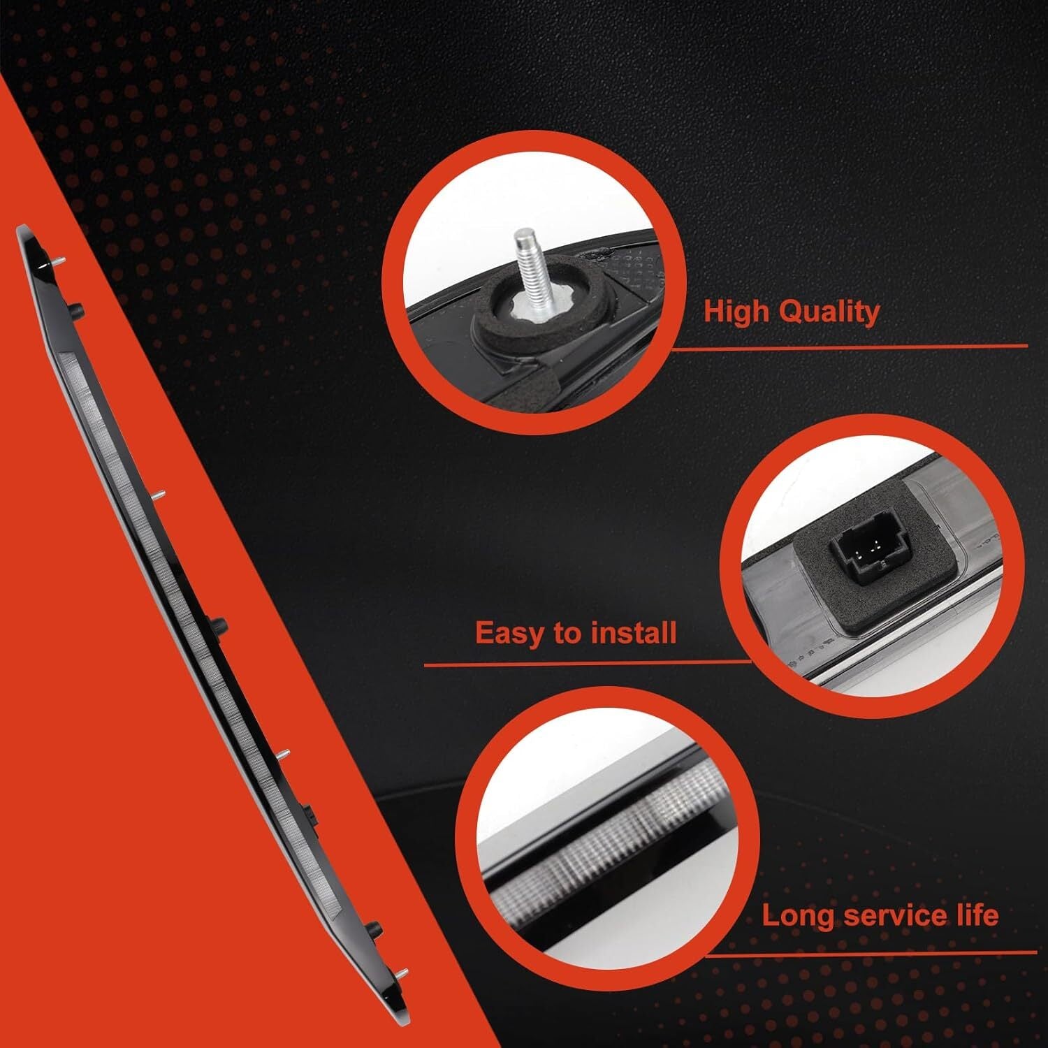 42795725 For 2016-2025 for Chevrolet Malibu Center High Mount Third Brake Tail Lamp