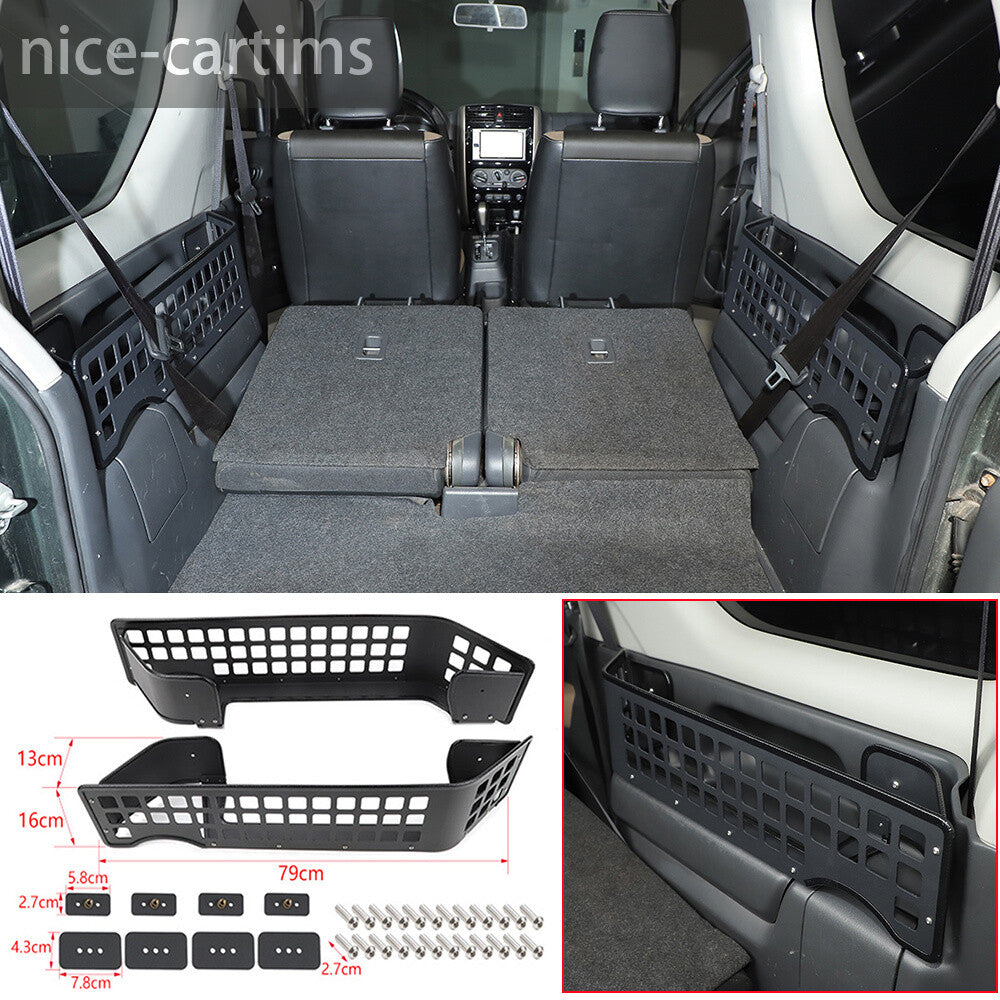 for Suzuki for Jimny 2007-17Alloy Trunk Multifunctional Storage Box Organizer Holder