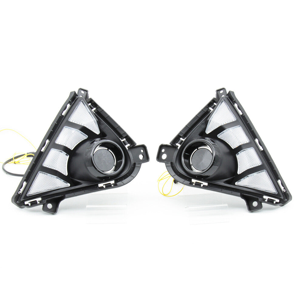 LED Daytime Running Light w/ Turn Signal Lamp Fit for Hyundai Accent 2021 Pair Car