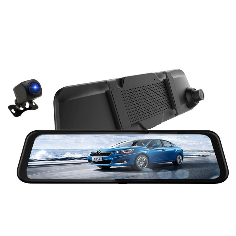 12in Car Touch Screen Recorder Rearview Mirror Dash Camera Mirror DVR Registrar